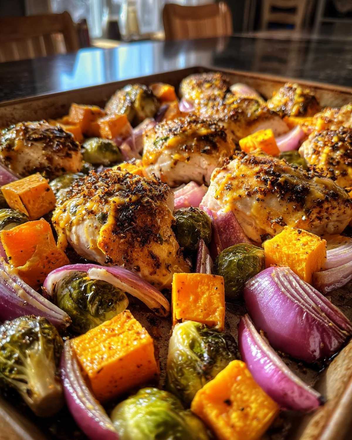 Maple-Dijon Sheet Pan Chicken & Veggies - detail 3