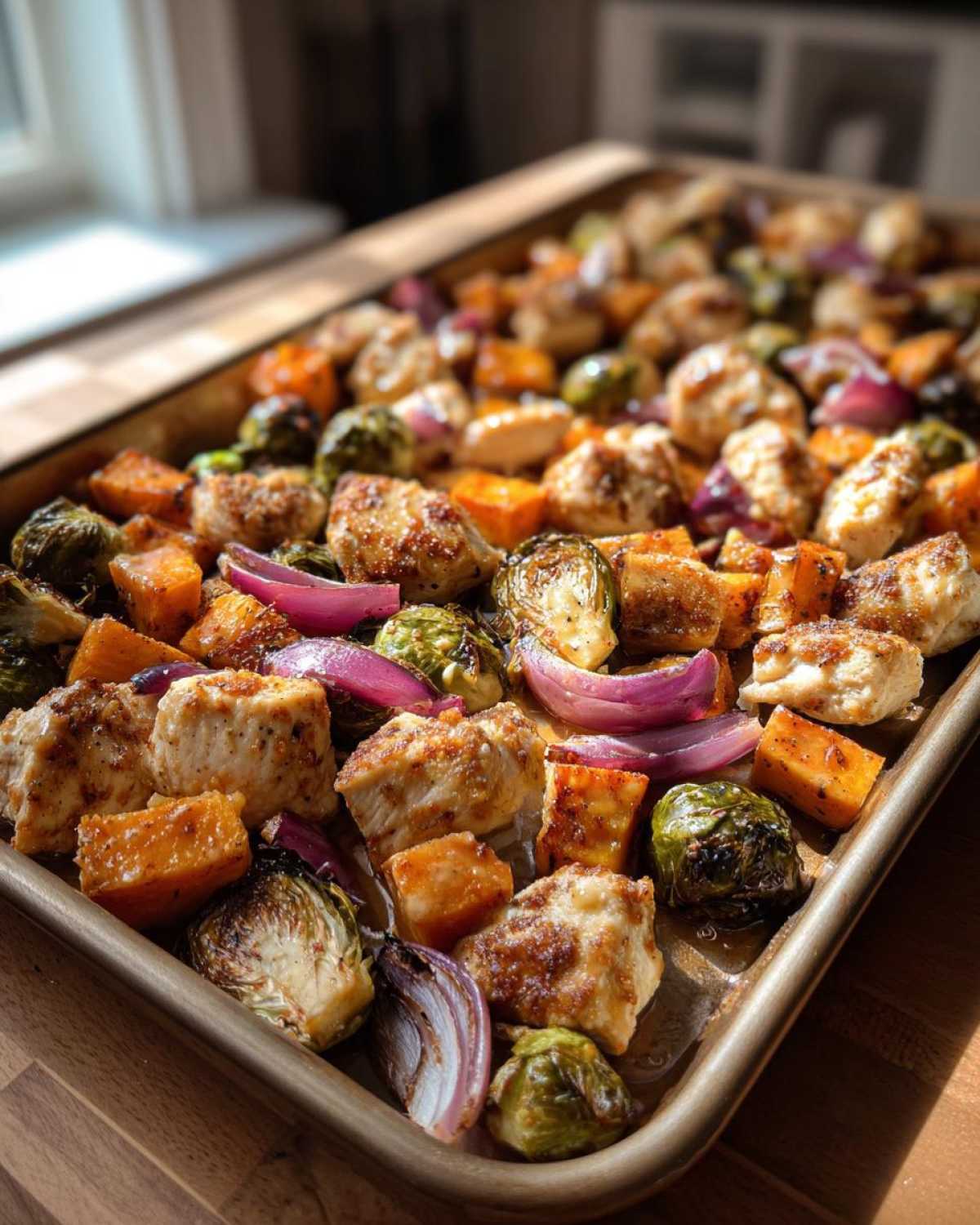 Maple-Dijon Sheet Pan Chicken & Veggies - detail 4