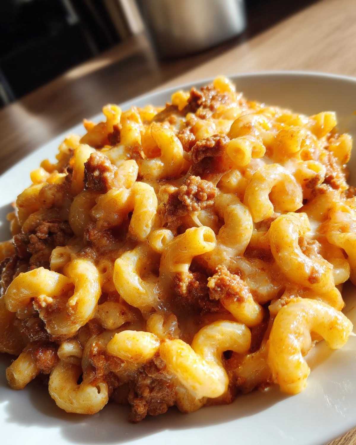 Cheesy Ground Beef Pasta with Creamy Sauce - Other 3