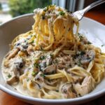 Creamy Mushroom Chicken Pasta with Parmesan - Tasty