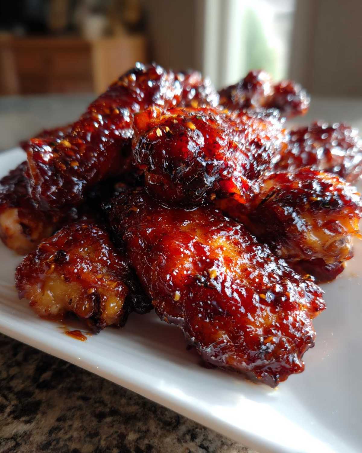 Sticky Sweet Chili Chicken Wings Oven Baked - Other 4
