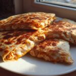 Cheesy Chicken Quesadilla with Crispy Tortilla - Featured
