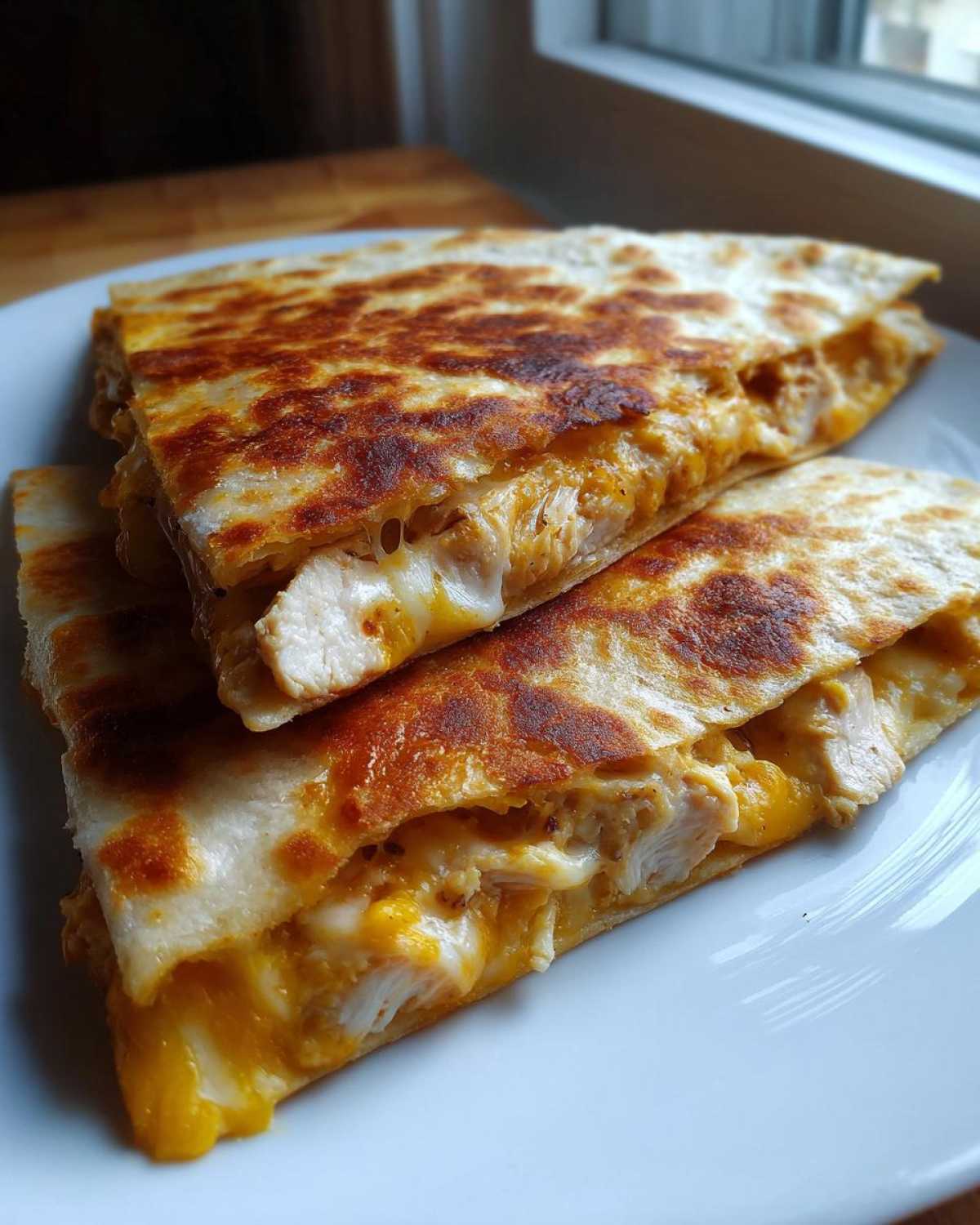 Cheesy Chicken Quesadilla with Crispy Tortilla - Other 2