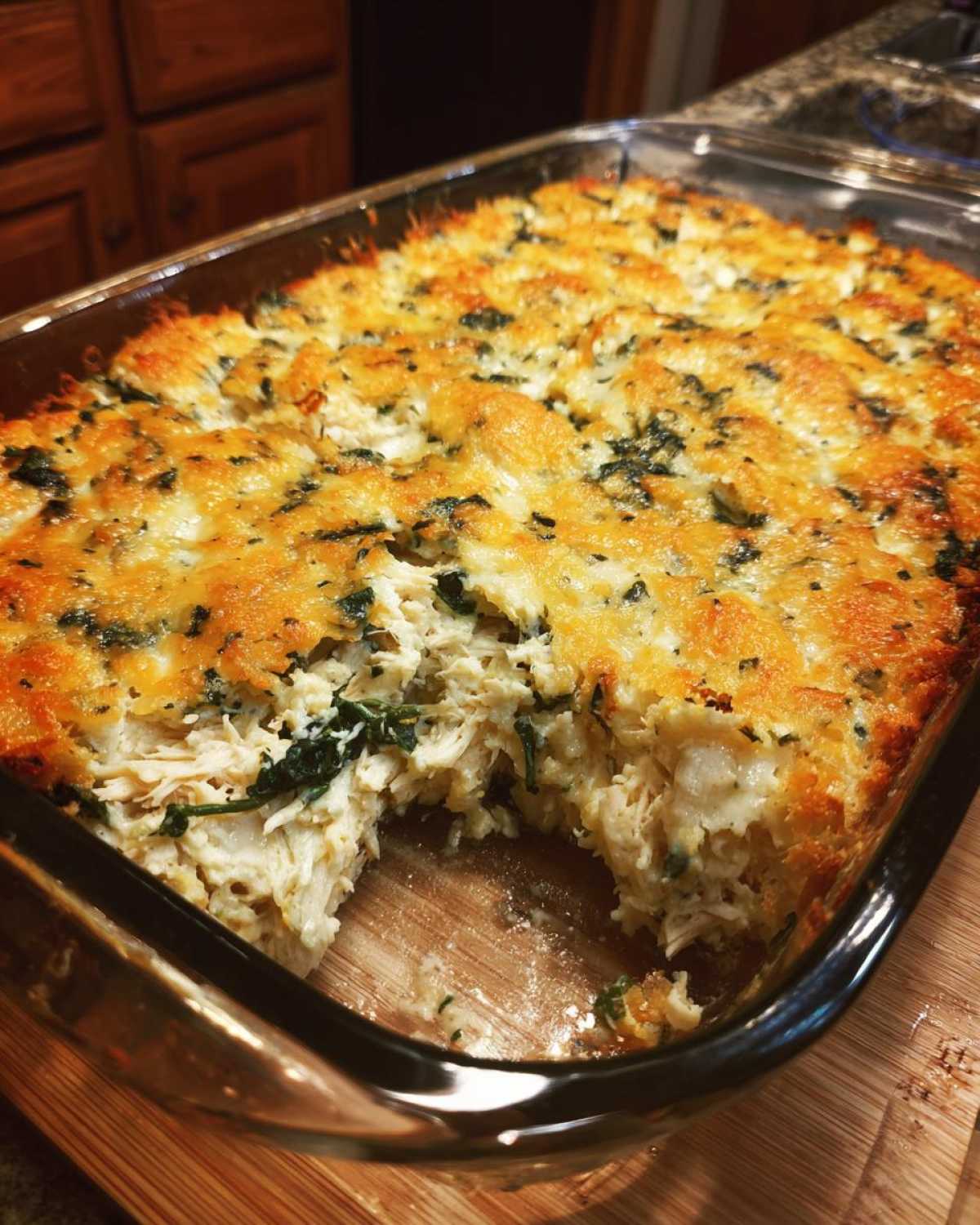 Cheesy Chicken and Spinach Bake Comfort Meal - Other 1