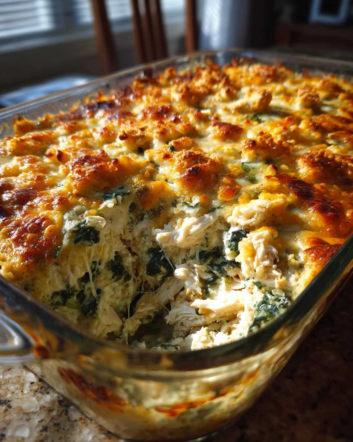 Cheesy Chicken and Spinach Bake Comfort Meal - Other 2