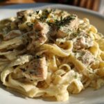 Creamy Alfredo Chicken Pasta Easy Recipe - Featured