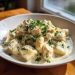 Creamy Chicken Gnocchi with Garlic Sauce - Tasty