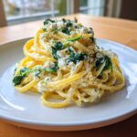 Creamy Lemon Ricotta Pasta with Spinach - Tasty