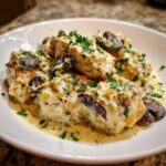 Creamy Mushroom Alfredo Chicken Skillet - Tasty