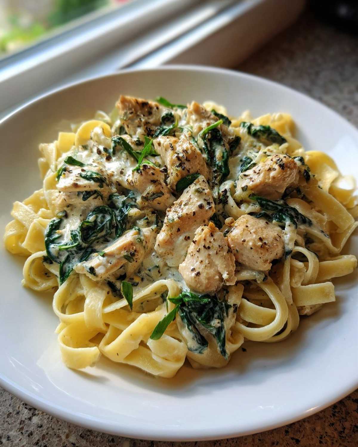 Creamy Spinach Pasta with Chicken Dinner - Other 2