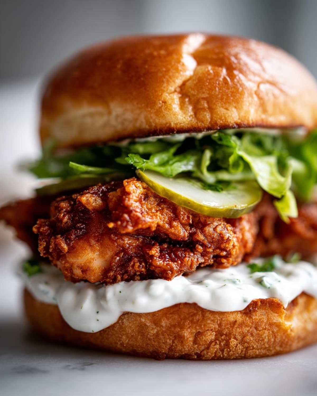 Crispy Chicken Burger with Garlic Mayo - Other 2