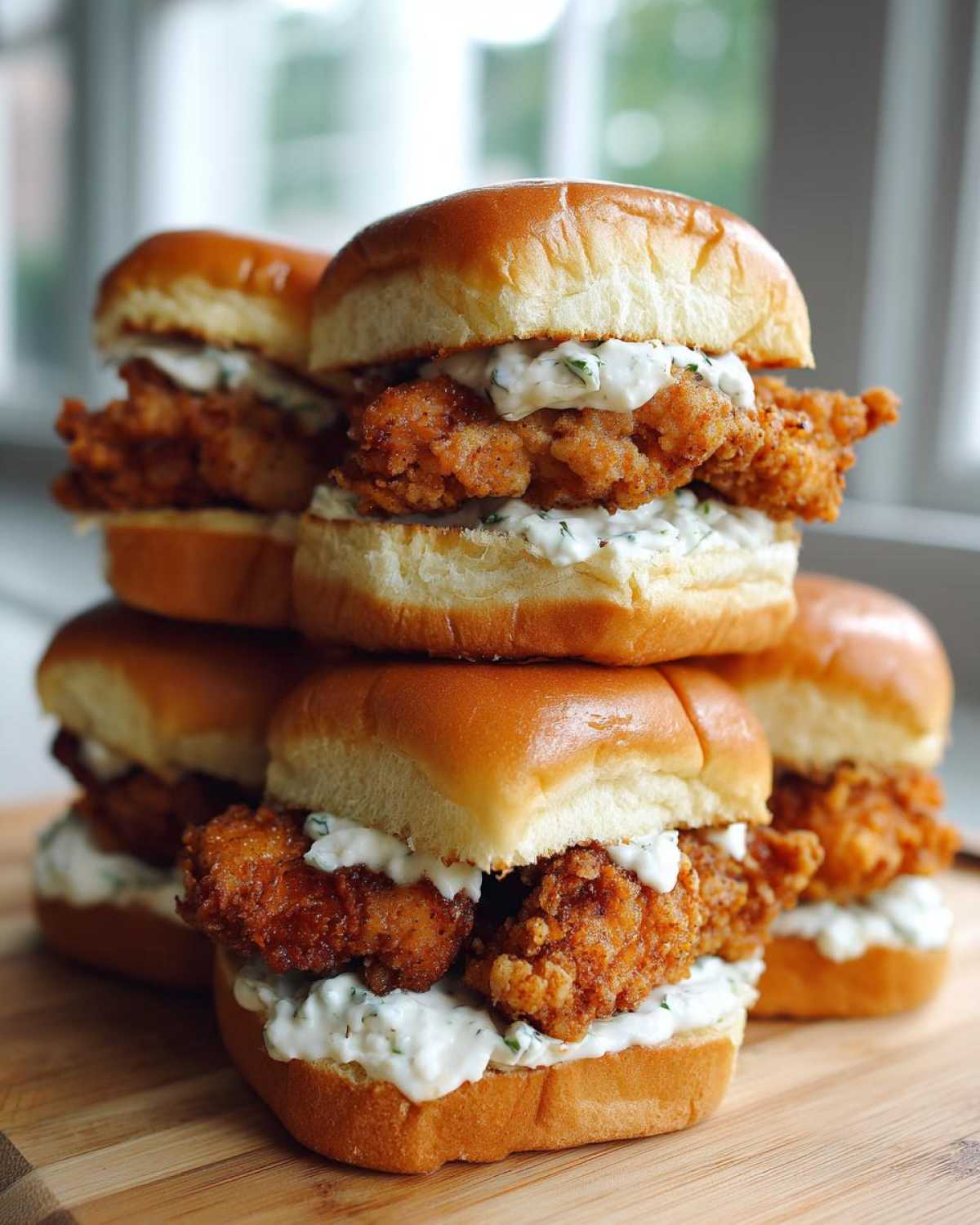 Crispy Chicken Sliders with Garlic Sauce - Other 1