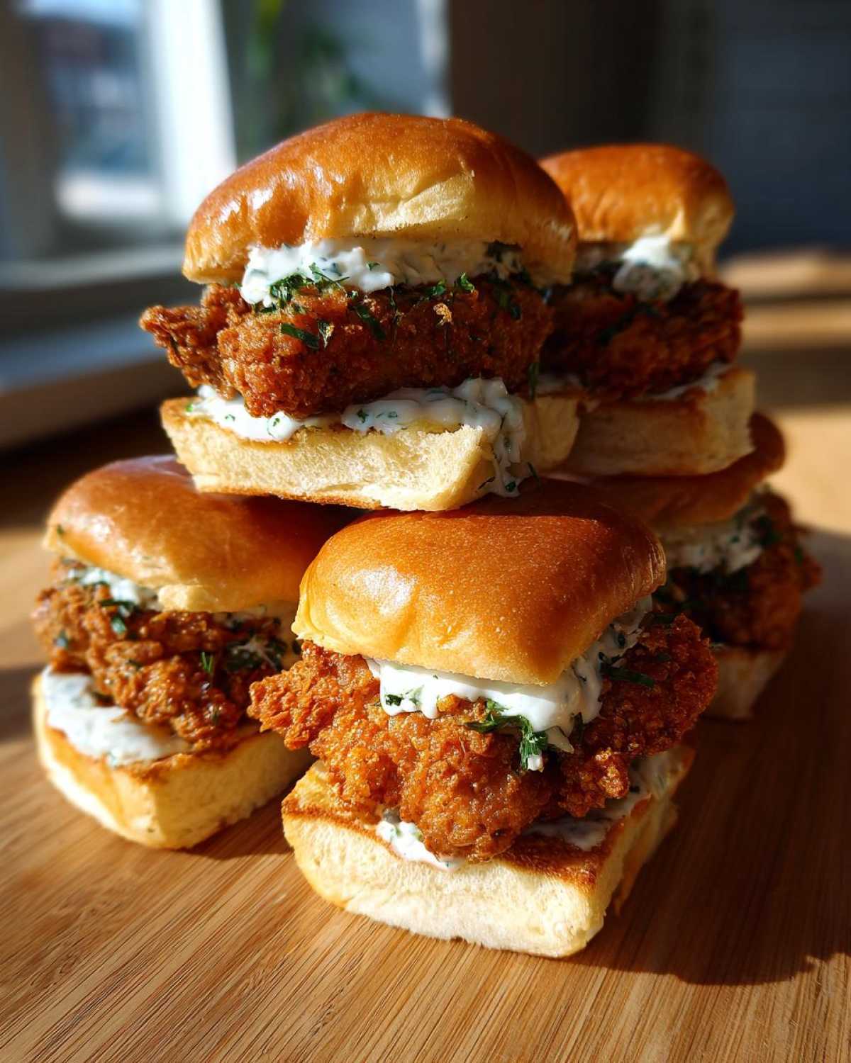 Crispy Chicken Sliders with Garlic Sauce - Other 2