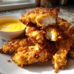 Crispy Chicken Tenders with Honey Mustard - Featured