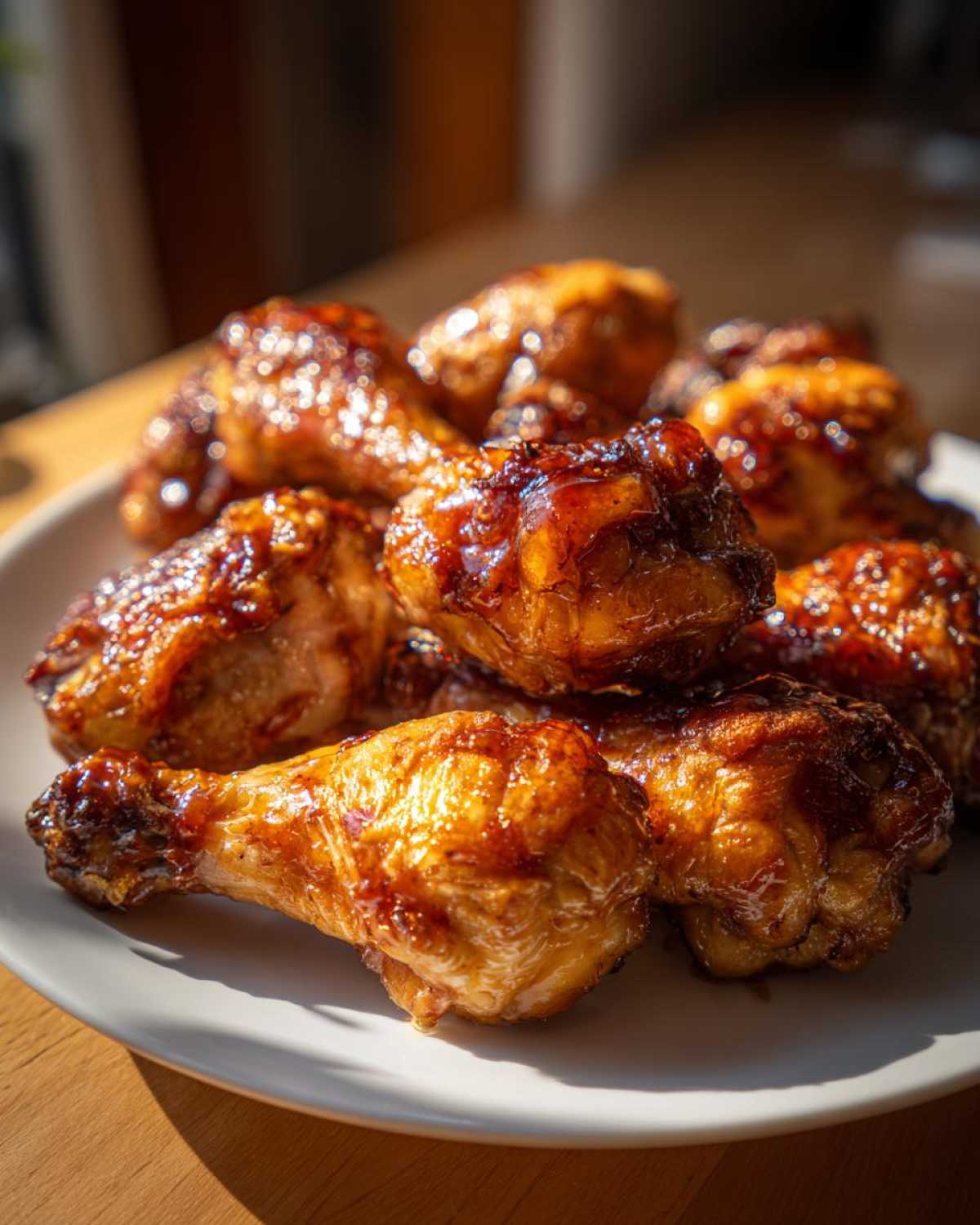 Crispy Honey Garlic Chicken Drumsticks Oven Baked - Other 1