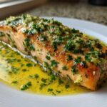 Garlic Butter Salmon with Crispy Edges - Featured