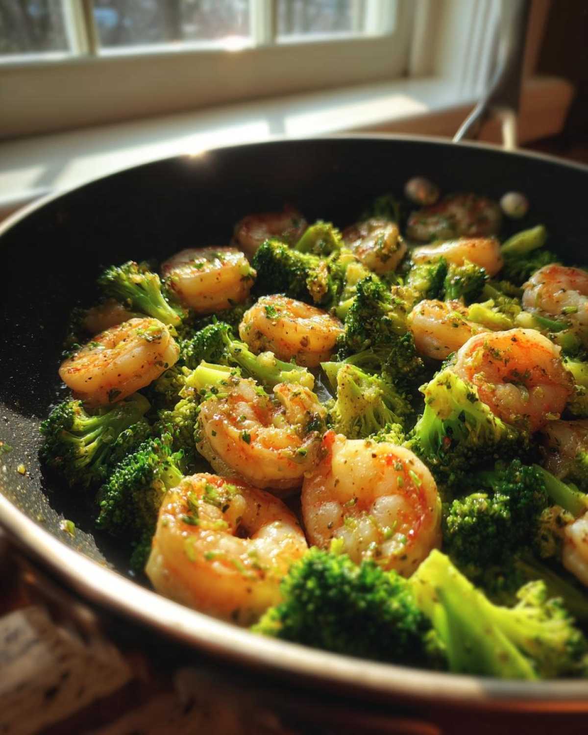 Garlic Butter Shrimp and Broccoli Skillet - Other 1