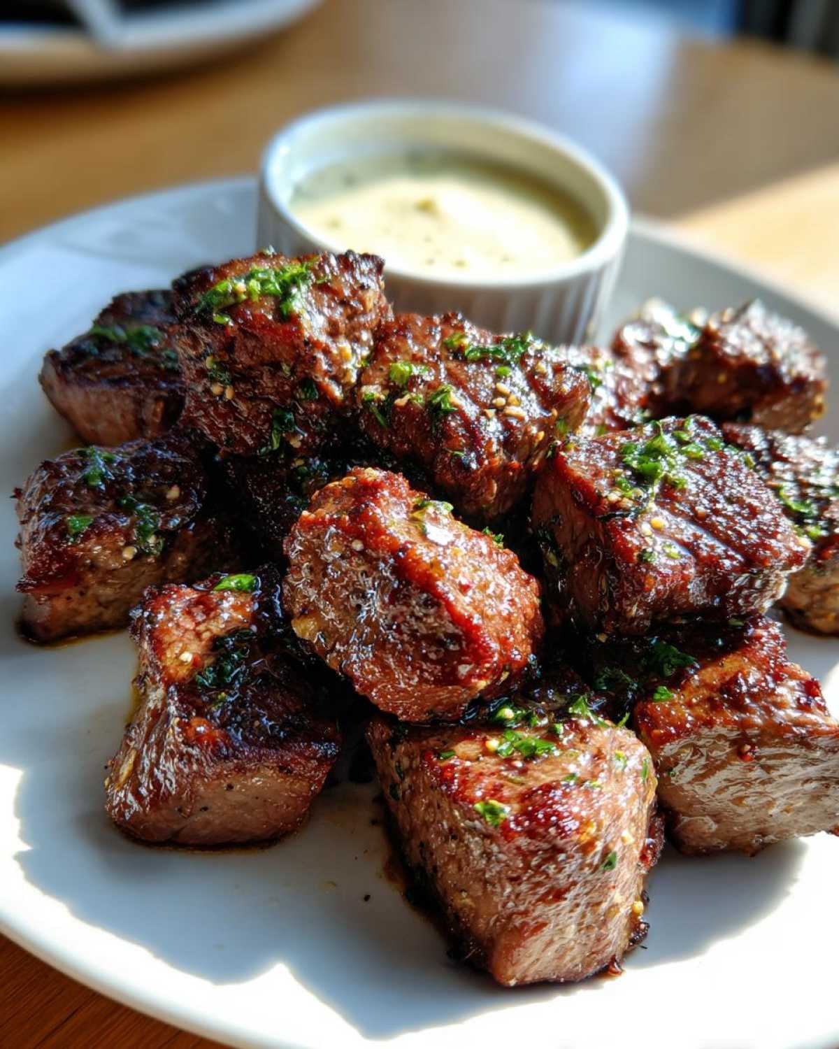 Garlic Butter Steak Bites with Garlic Sauce - Other 1