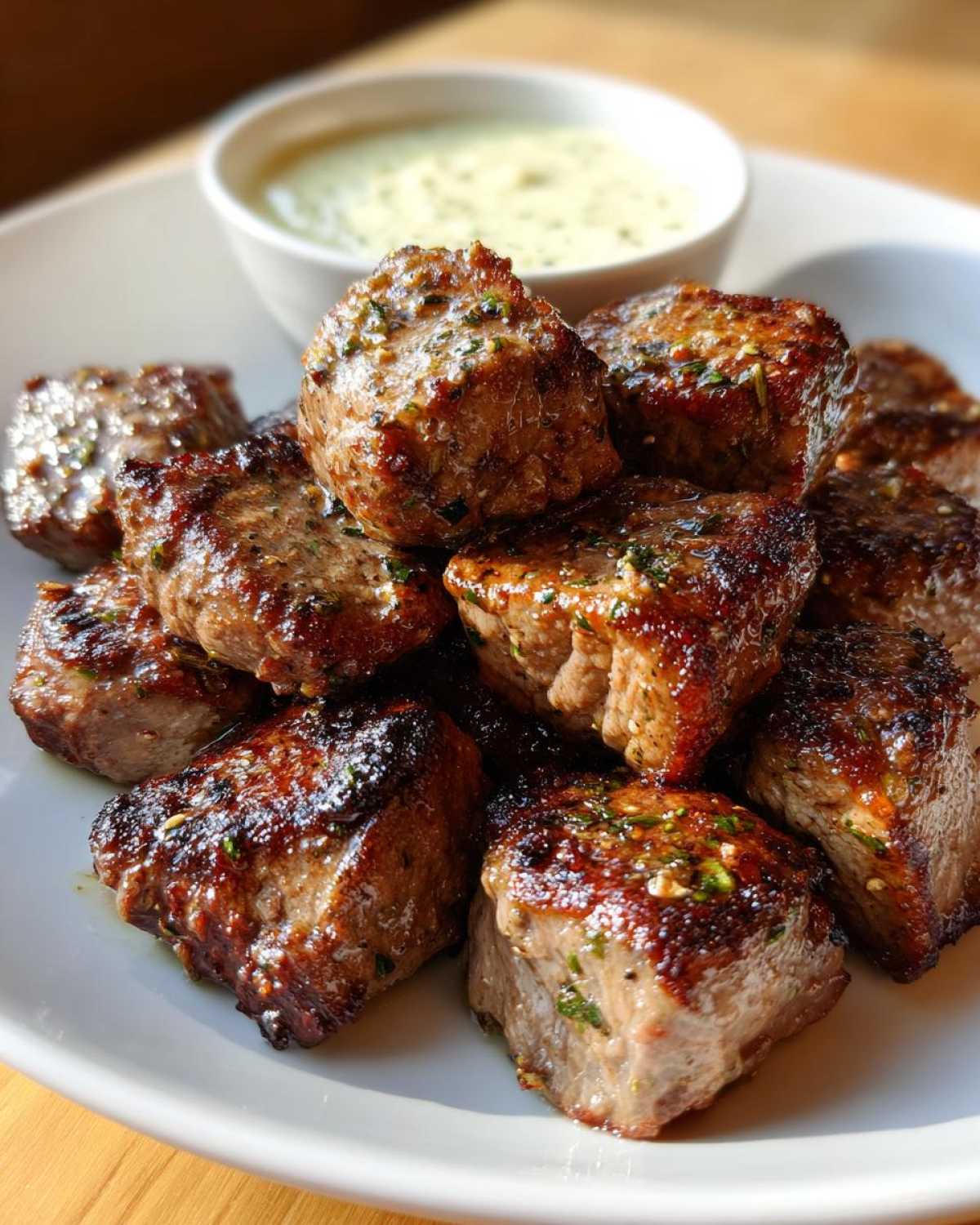 Garlic Butter Steak Bites with Garlic Sauce - Other 2