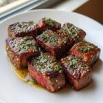 Garlic Butter Steak Bites with Juicy Center - Tasty