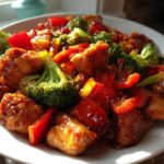 Honey Sriracha Chicken Skillet Sweet and Spicy - Featured