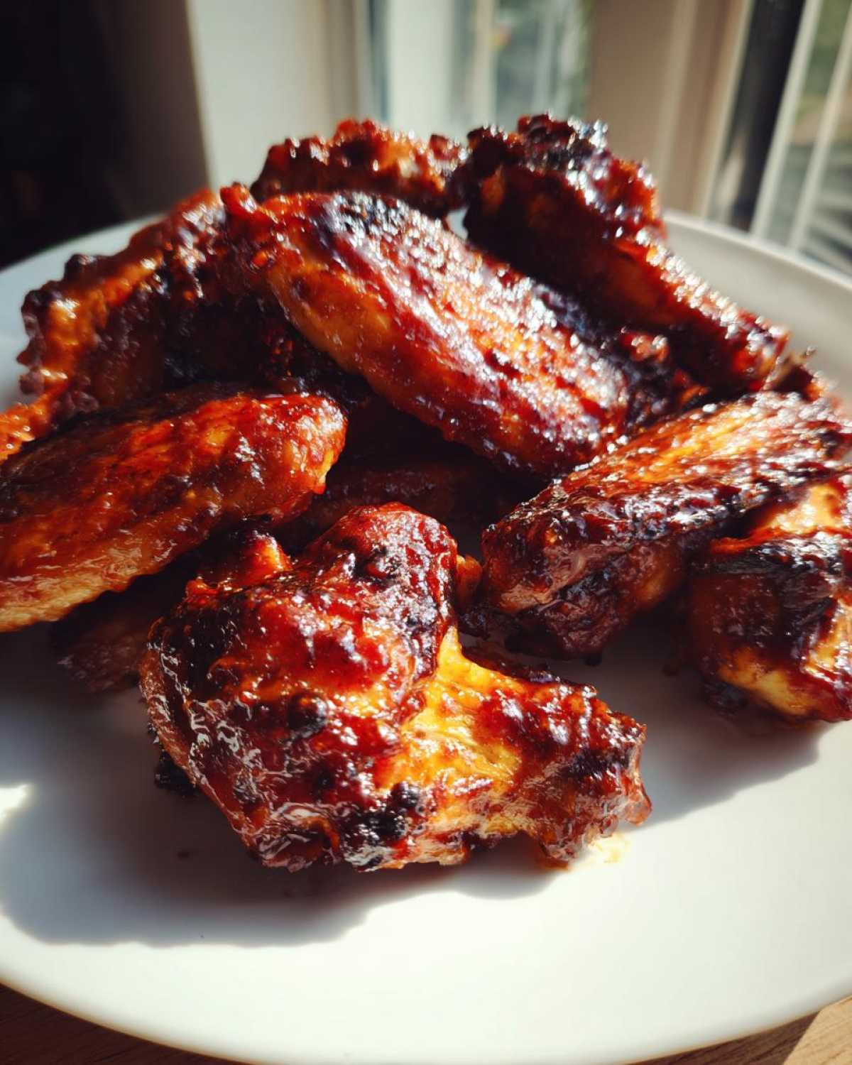Sticky BBQ Chicken Wings Crispy Oven Style - Other 1