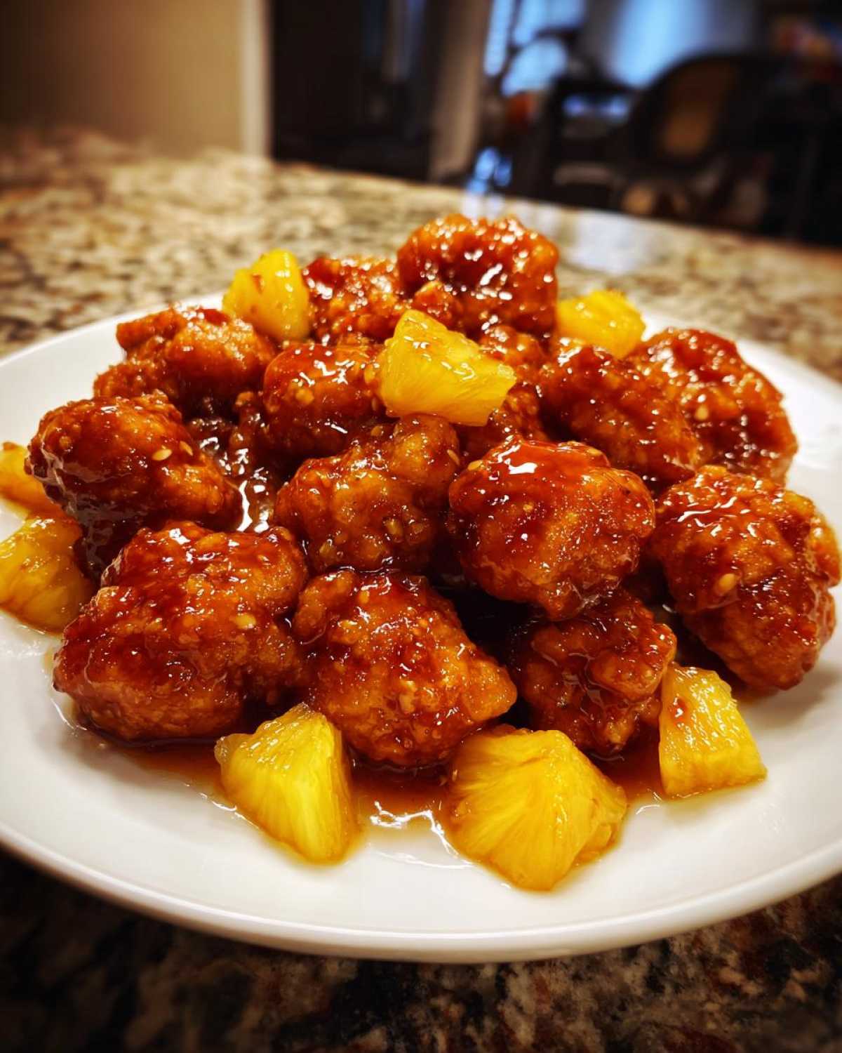 Sticky Pineapple Chicken with Sweet Glaze - Other 2