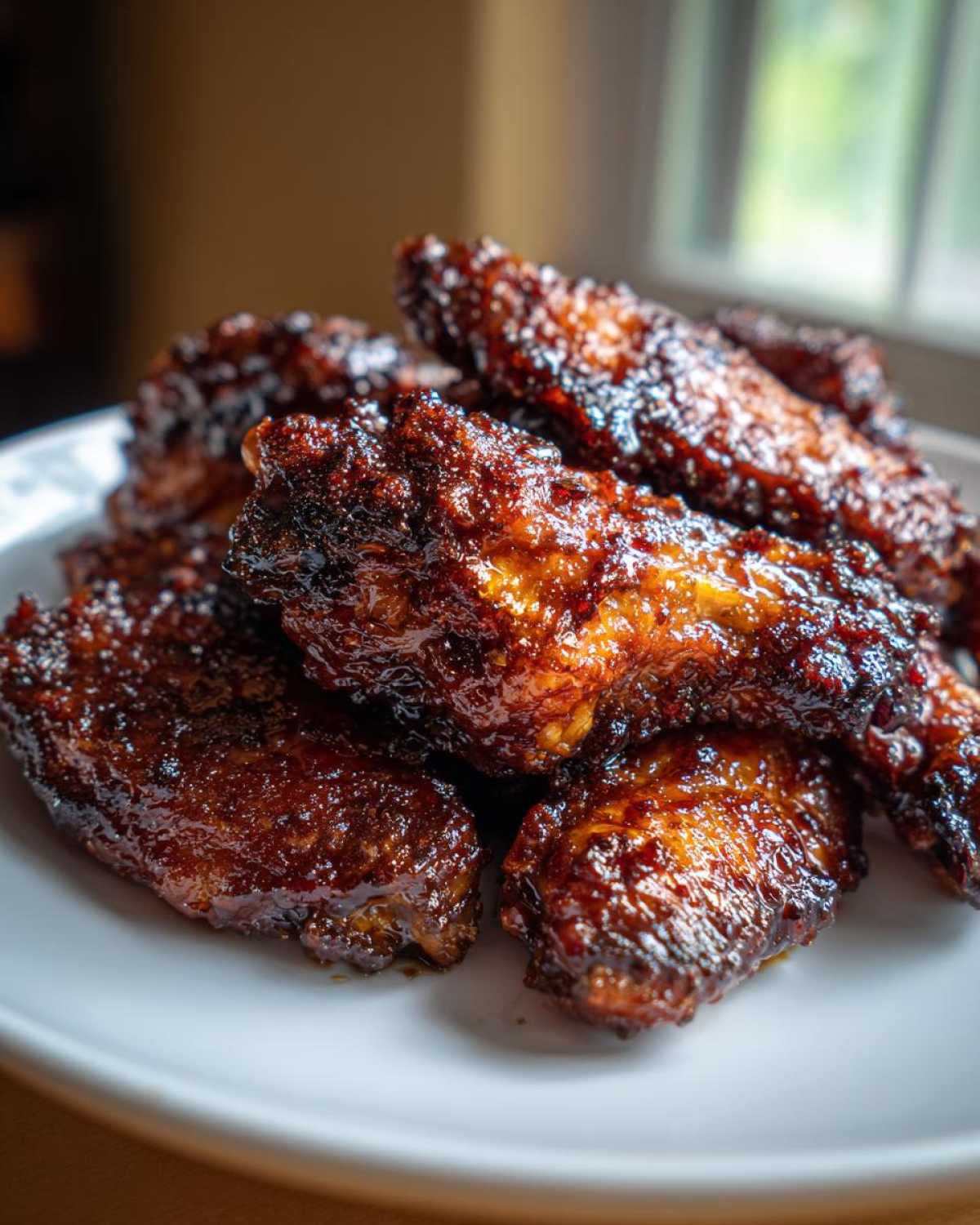Sticky Teriyaki Chicken Wings Oven Baked - Other 1